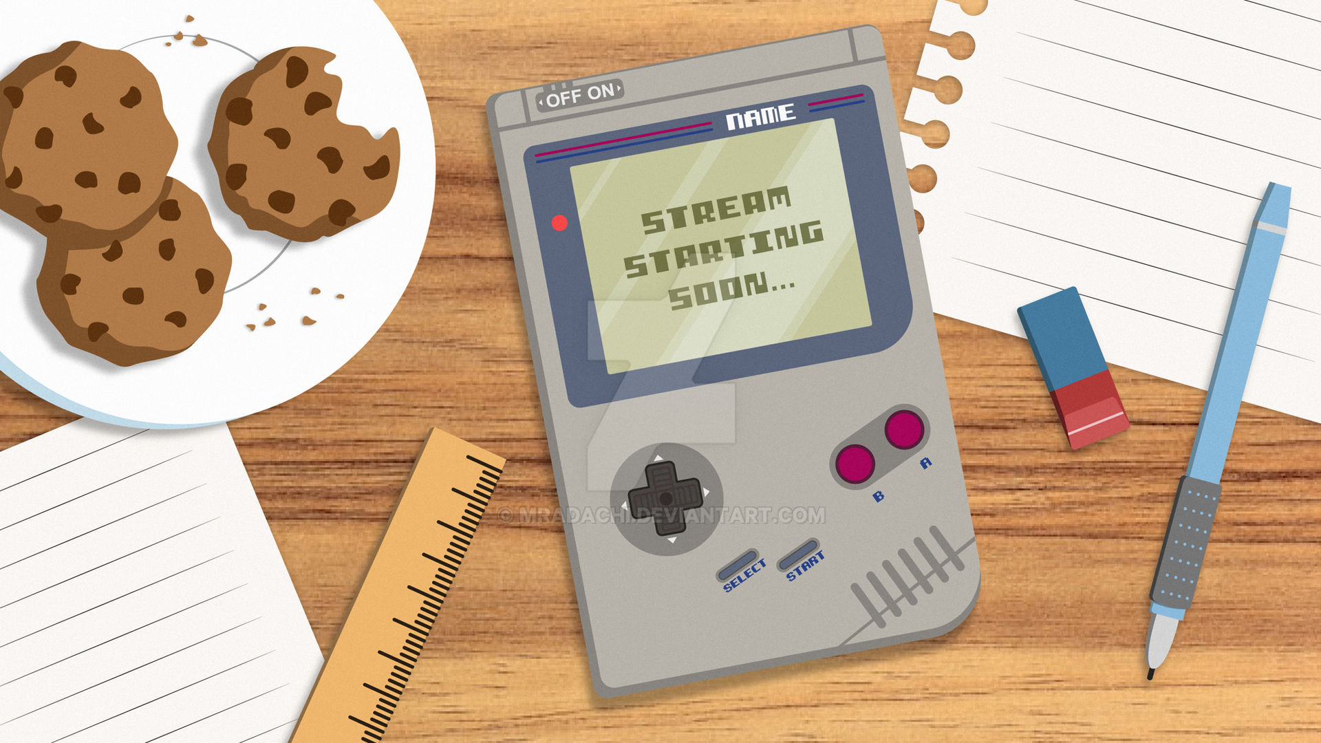 GAMEBOY Color Starting soon Overlay by MrAdachi on DeviantArt