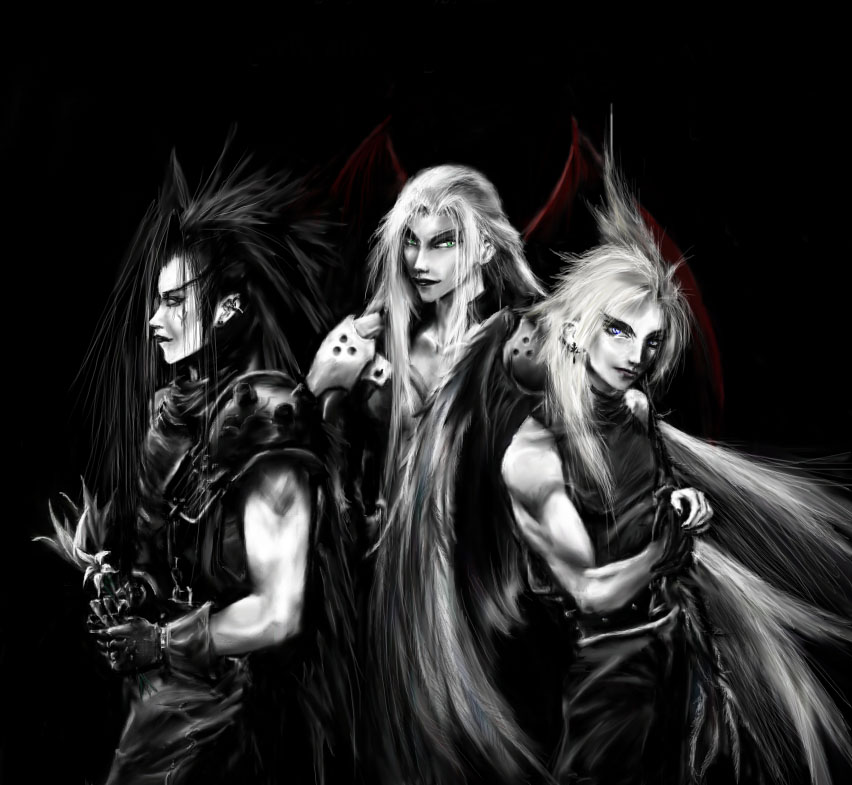 Cloud, Zack + Sephiroth - V1.0