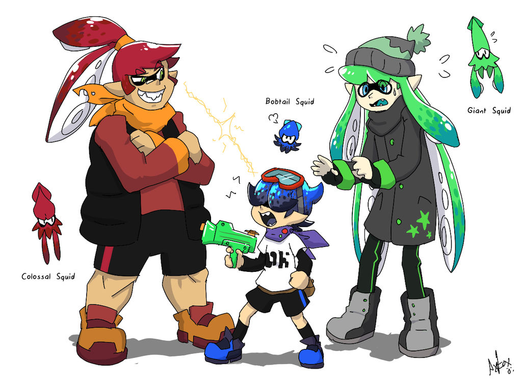Colossal Inkling Small vs Big inkling by Firebones300 on DeviantArt