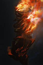 Firegolem, spitpaint