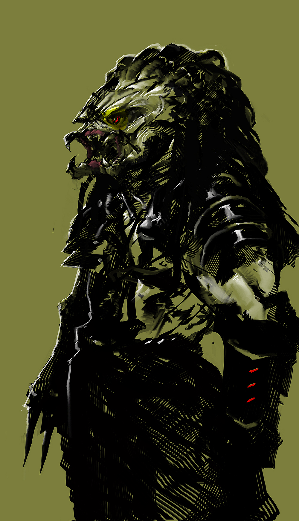 Predator / Yautja Doodle