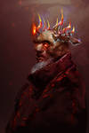 Devil's Crown (30min. spitpaint) by cobaltplasma