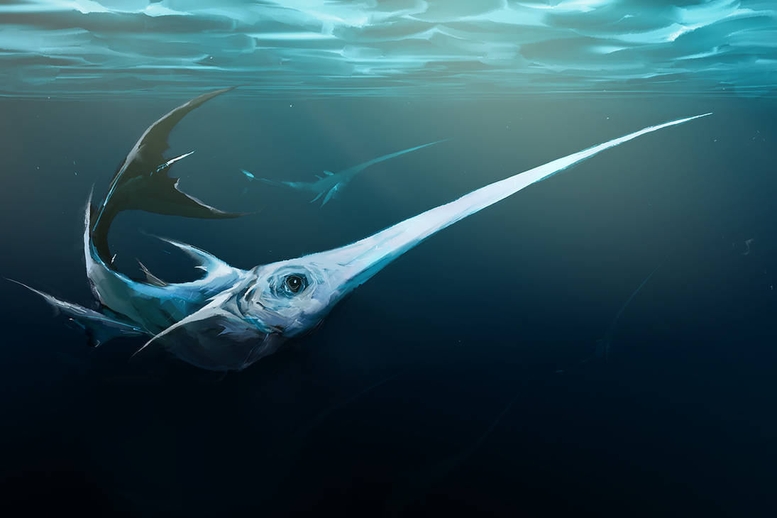 Sharp Line Fish Sharp Fish (30min. spitpaint) by cobaltplasma on DeviantArt