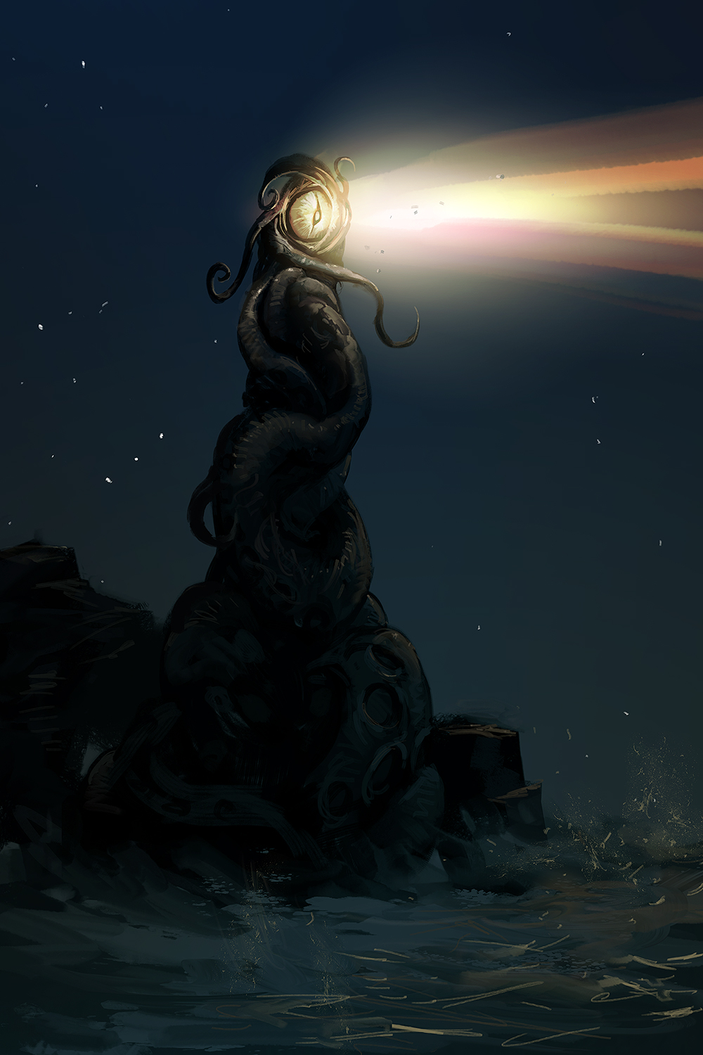 False Lighthouse False Lighthouse (30min. spitpaint) by cobaltplasma on DeviantArt