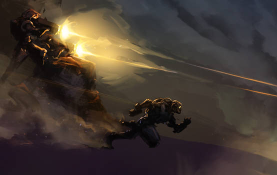 Covering Fire (30min. spitpaint)