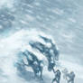Buried In Snow (30min. spitpaint)