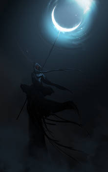 Sickle Moon (30min. spitpaint)