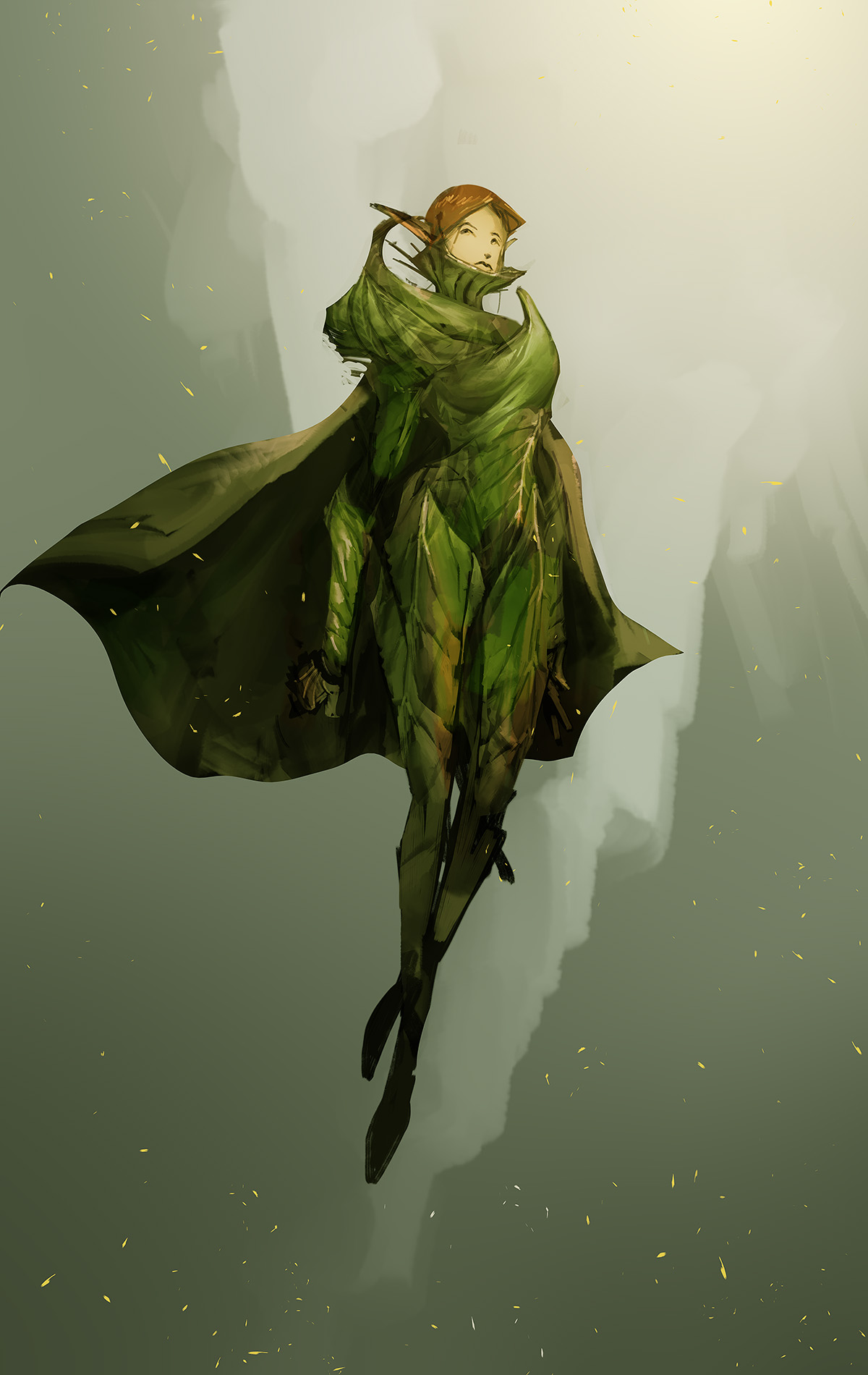 Splat Elf Leaf Elf - 30min spitpaint by cobaltplasma on DeviantArt