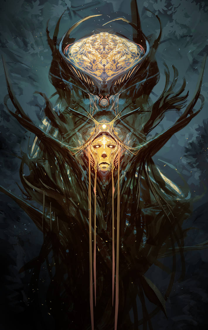 Sentient Planet Deviantart Spitpaint - Sentient Plant - 080325 by cobaltplasma on DeviantArt