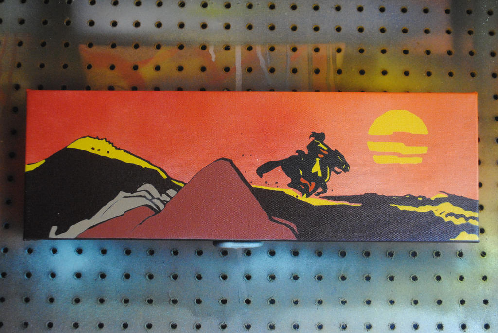 The Rider / Spraypaint by Joshfryguy on DeviantArt