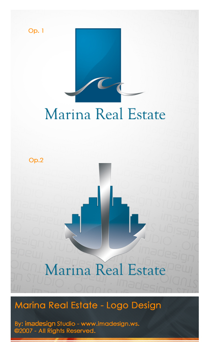 Marina Real Estate-Logo Design