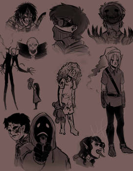 Creepypasta/Marble Hornets Sketches