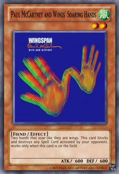 Yu-Gi-Oh Card: Paul McCartney Wings' Soaring Hands