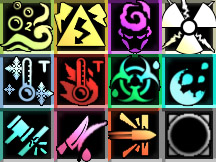 Damage Icon Rpg Icons / RPG damage types icons by AlamonTea on DeviantArt