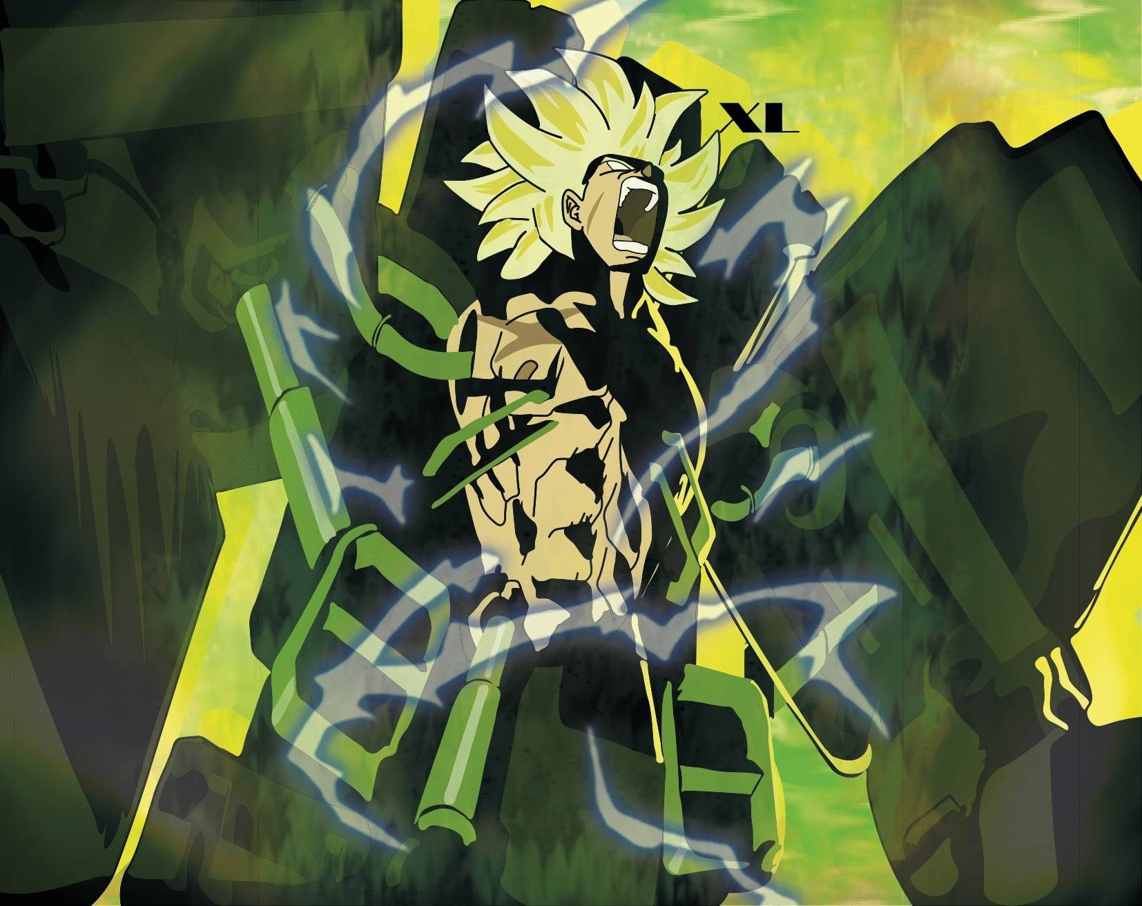 Skeleton David Broly X David Martinez (CyberSkeleton) by Artyinterrogacao on DeviantArt