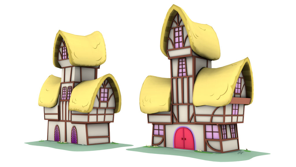 Ponyville Model - Tower_B (Game/Animation) by discopears