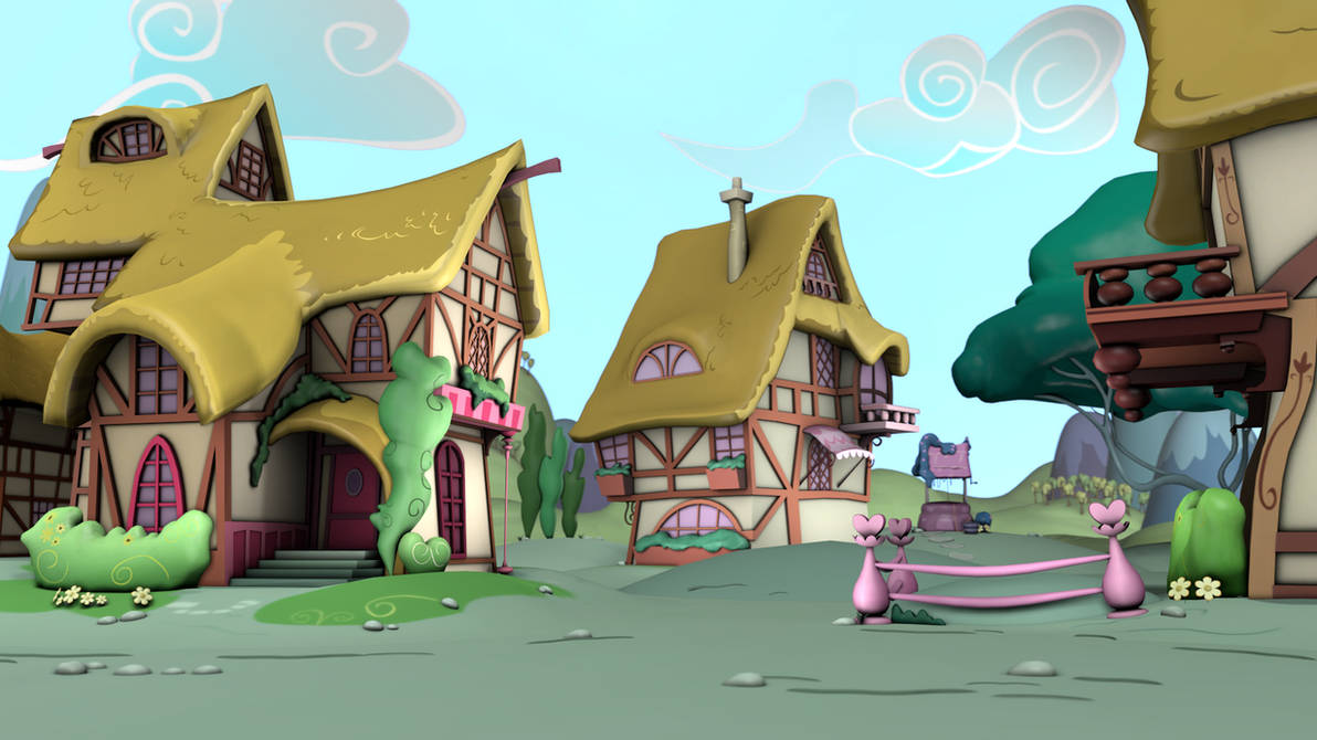 Ponyville Environments - Scene Demo by discopears