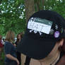 A hat with a hat label