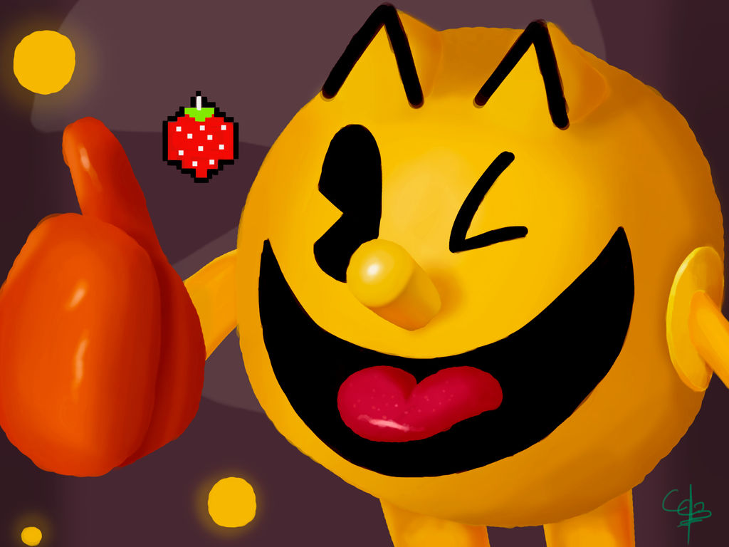 Pac Man Rage Deviantart Pac-Man by CC3TheArtist on DeviantArt