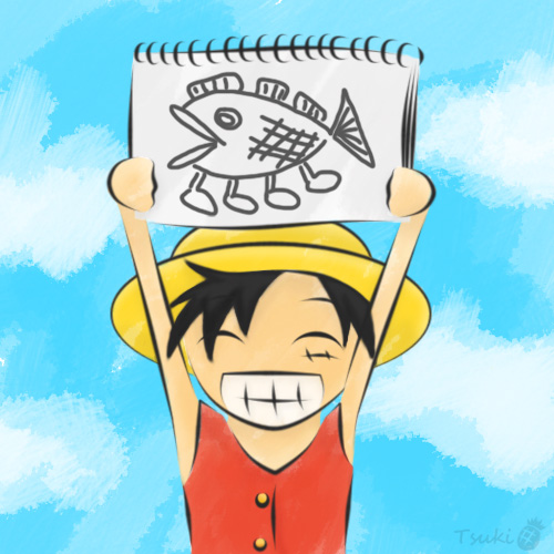 Luffy's fishman by painapurupuru on DeviantArt