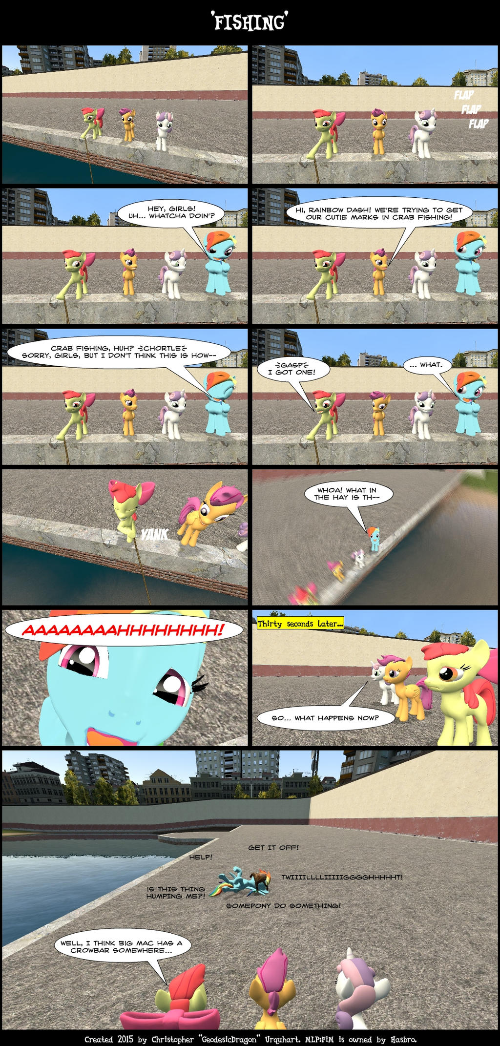 Deviantart Mlp Fish MLP Comic: Fishing by GeodesicDragon on DeviantArt