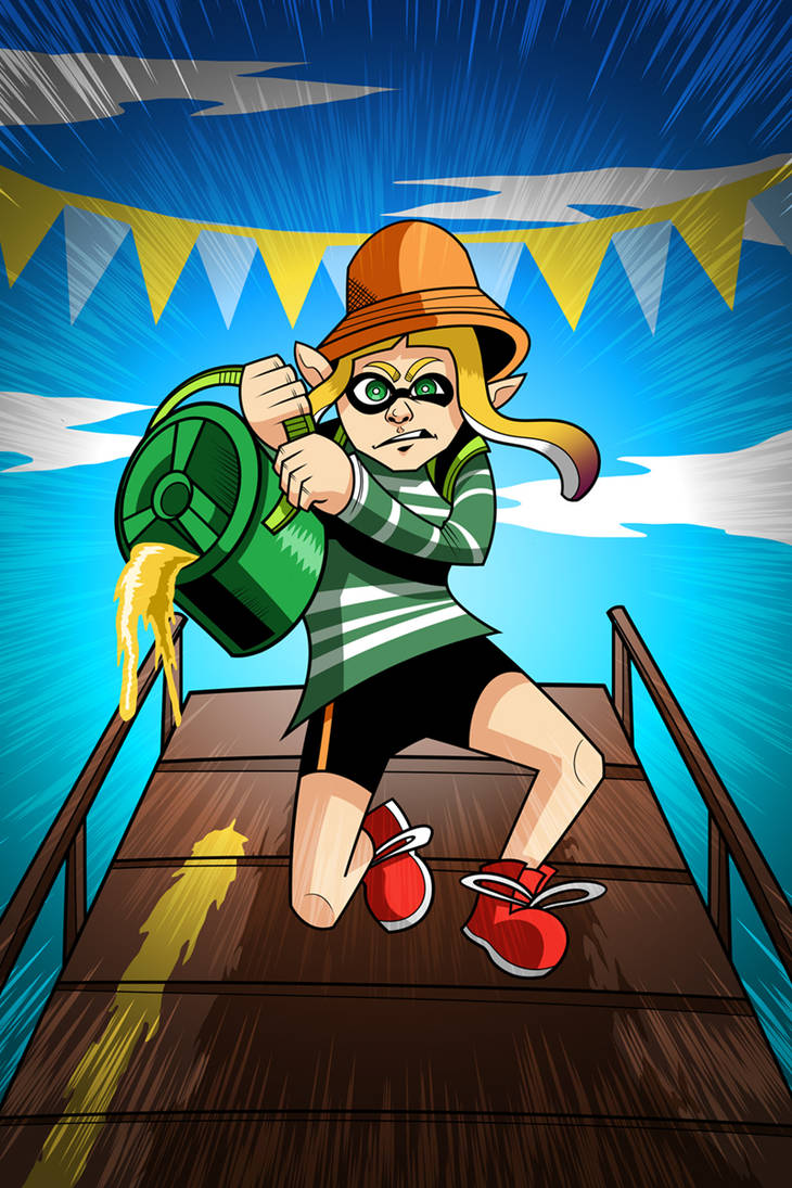 Splatoon - Tri-Slosher by OwenOak95 on DeviantArt