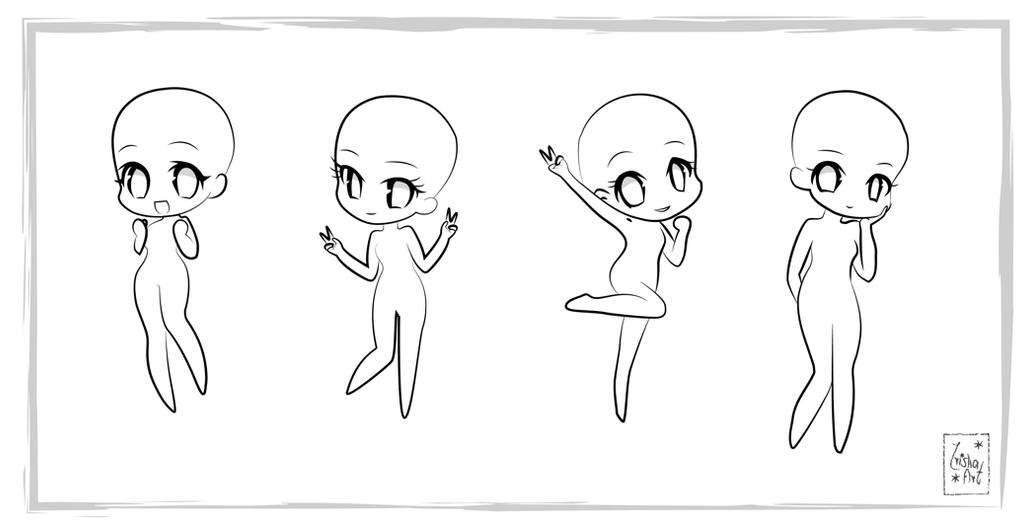 F2U Chibi Base v2 by IriskaArt on DeviantArt