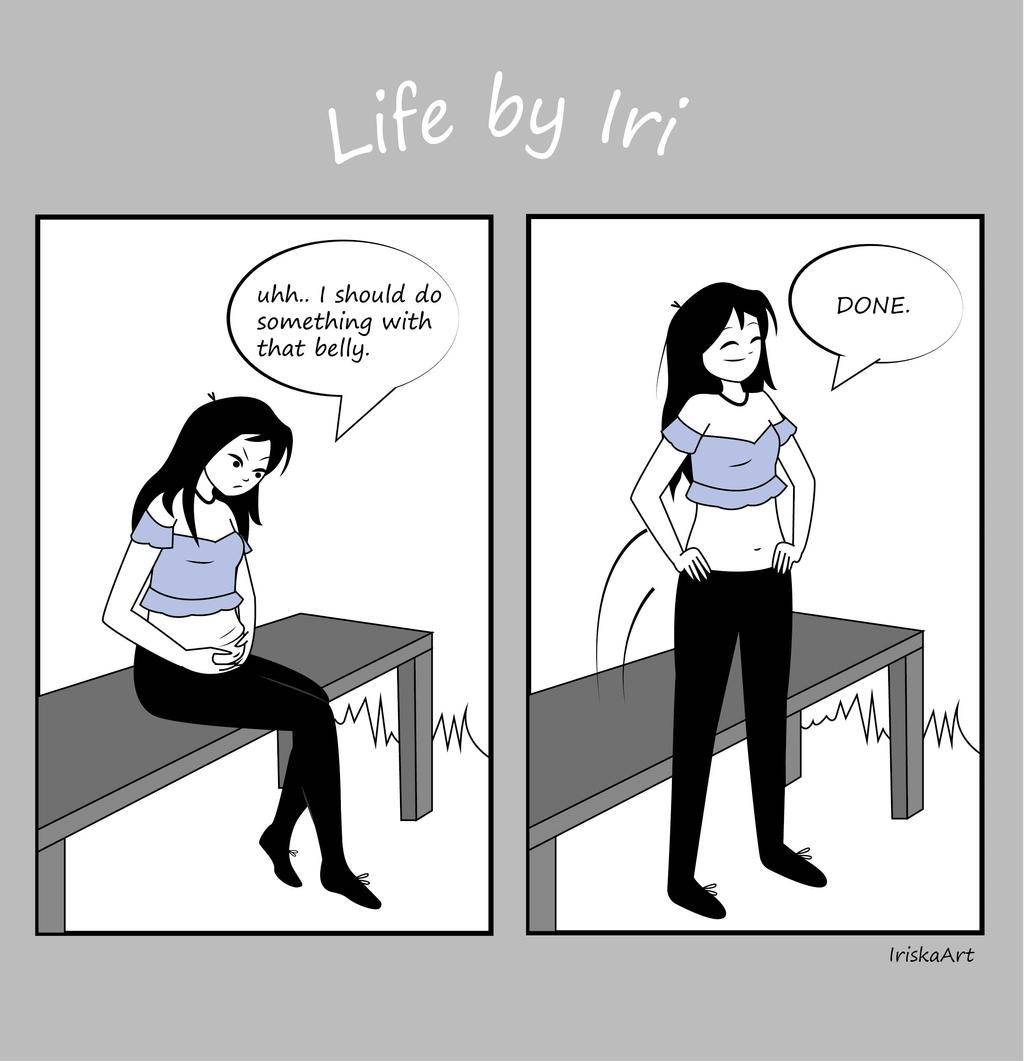 big belly or not? by IriskaArt on DeviantArt