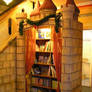 castle bookshelf