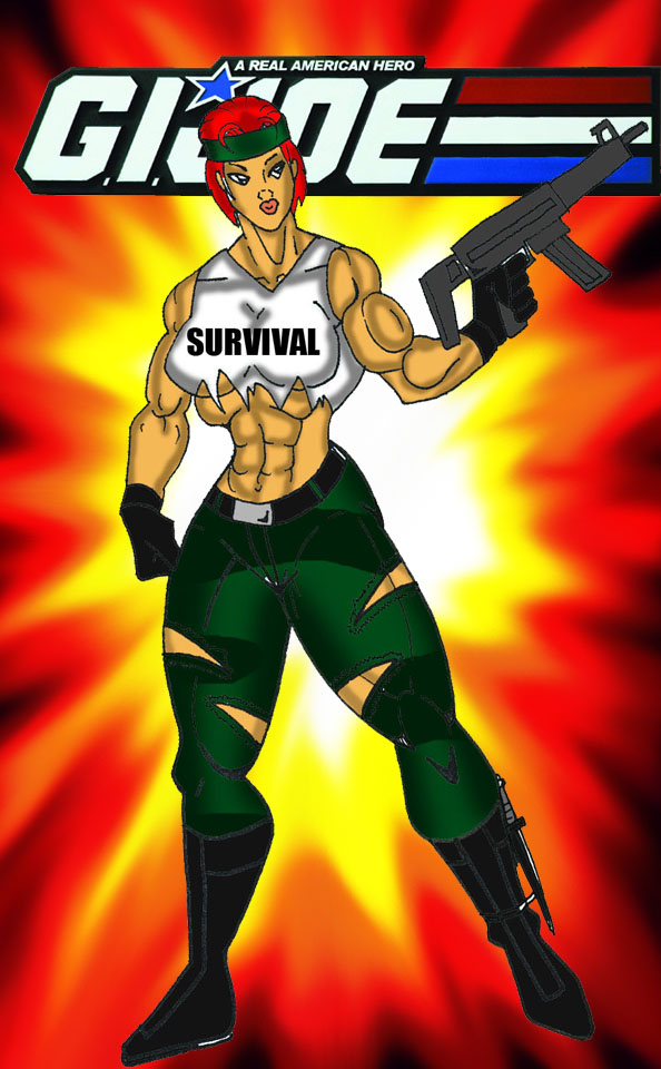 Gi joe Outback Super Buff Female Version