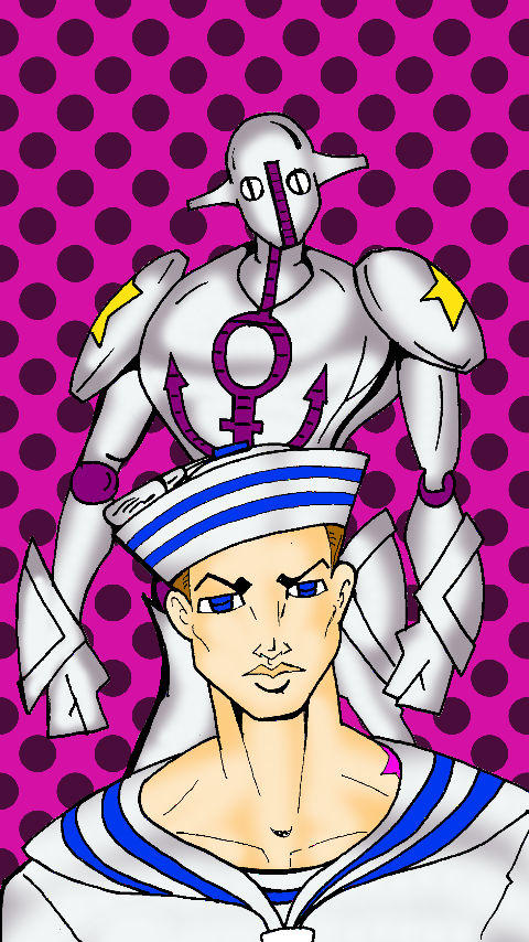 Jojolion josuke And his stand Soft And Wet by RWhitney75 on DeviantArt