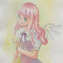 Pink Hair Angel