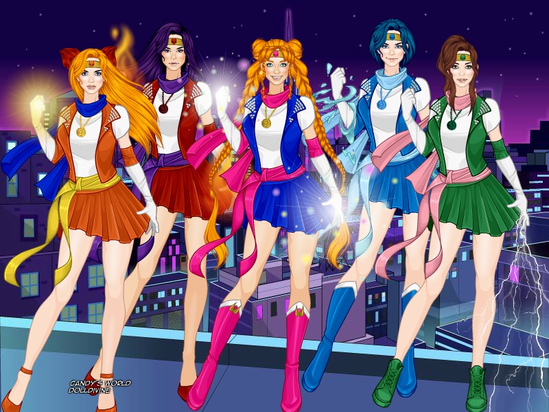 Sailor Moon + Inner Senshi X-Girl Style