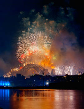 Sydney NYE 2011 Fireworks 2