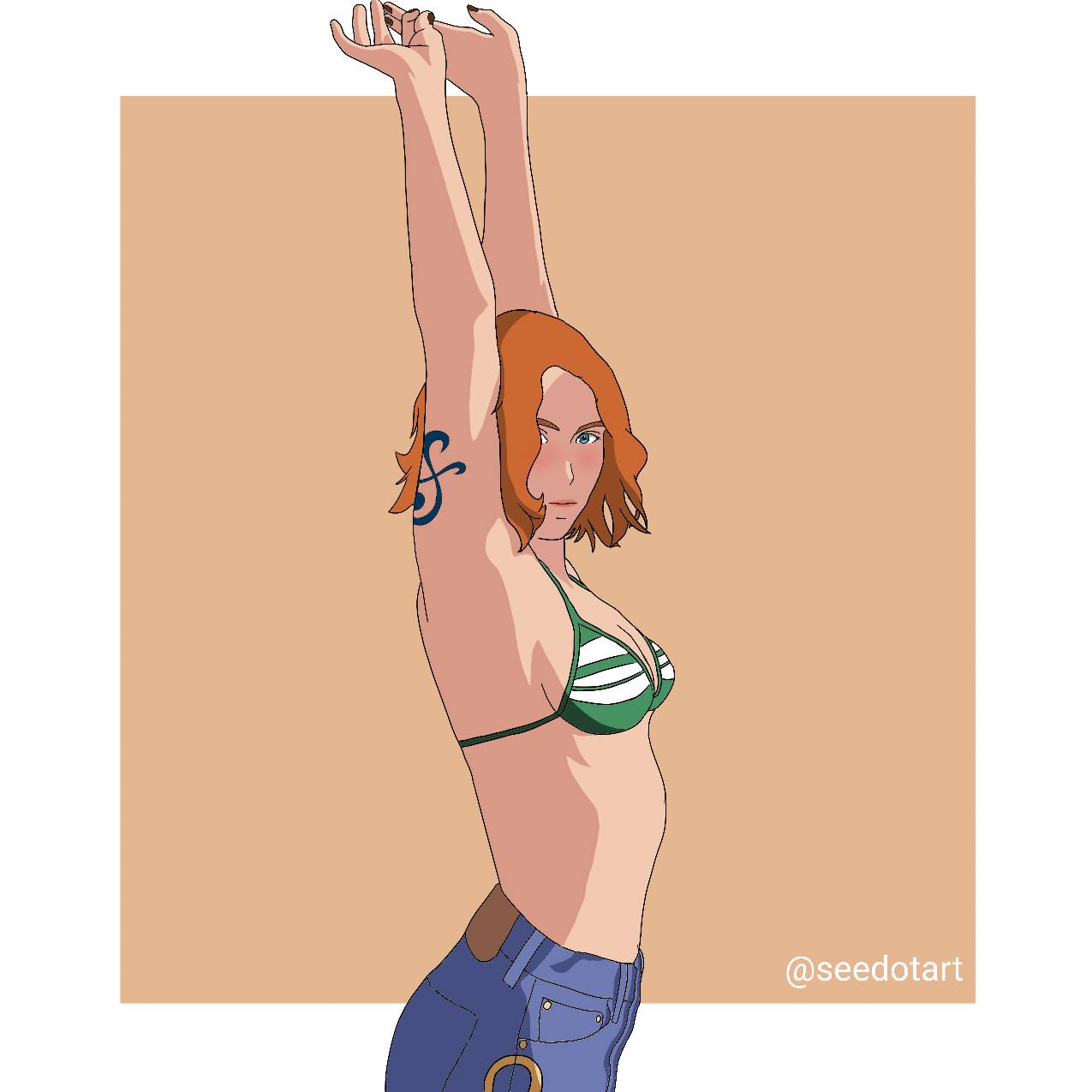 Emily Rudd As Nami By Seedotart On DeviantArt emily-rudd-as-nami-by-seedotart-on-deviantart