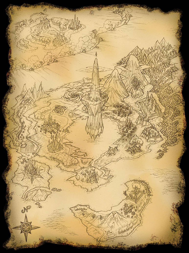 RPG map by HelioSaara on DeviantArt