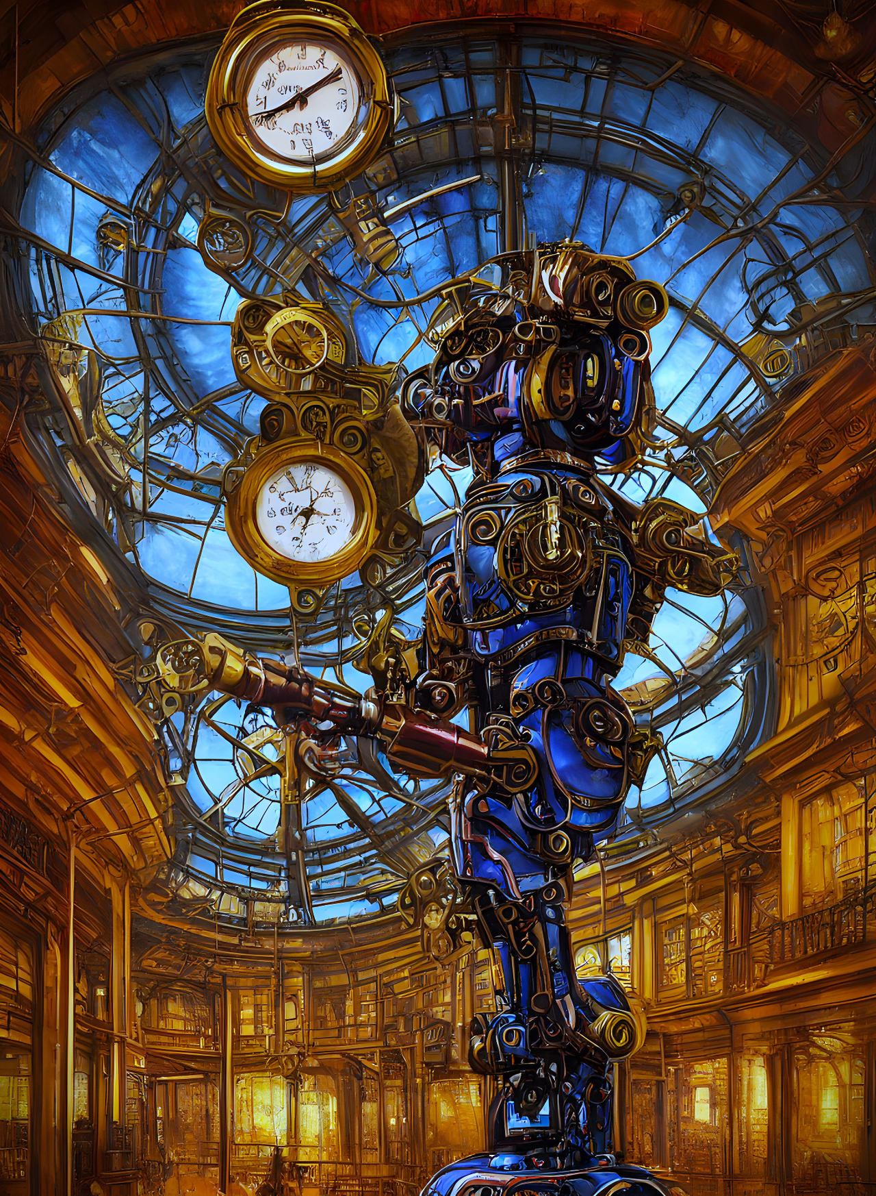 Master Of Clocks by AI-Postcards on DeviantArt