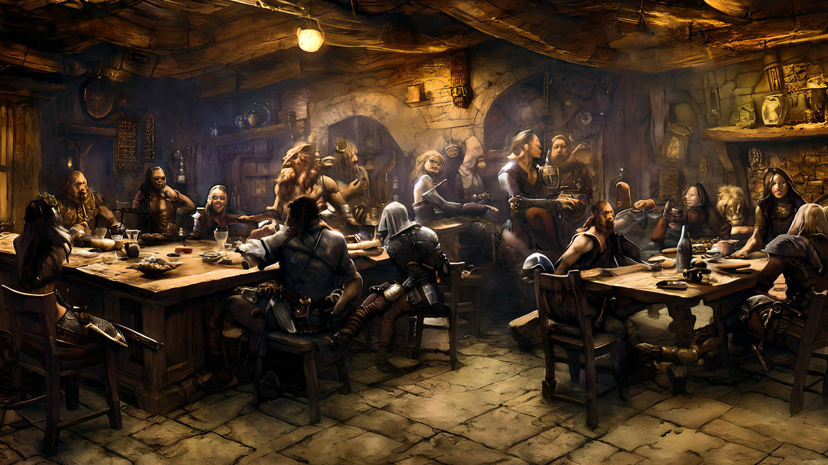 In The Tavern By AI Postcards On DeviantArt in-the-tavern-by-ai-postcards-on-deviantart