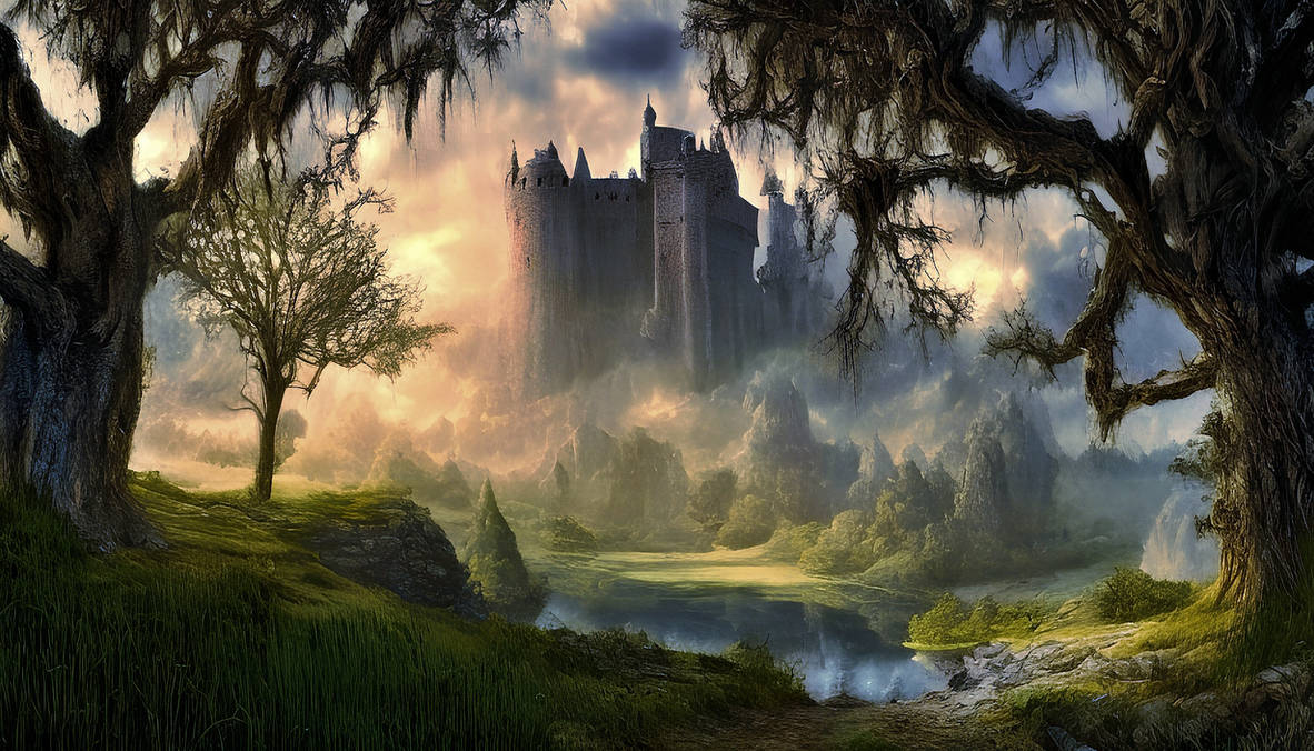 Wizard's Lair by AI-Postcards on DeviantArt