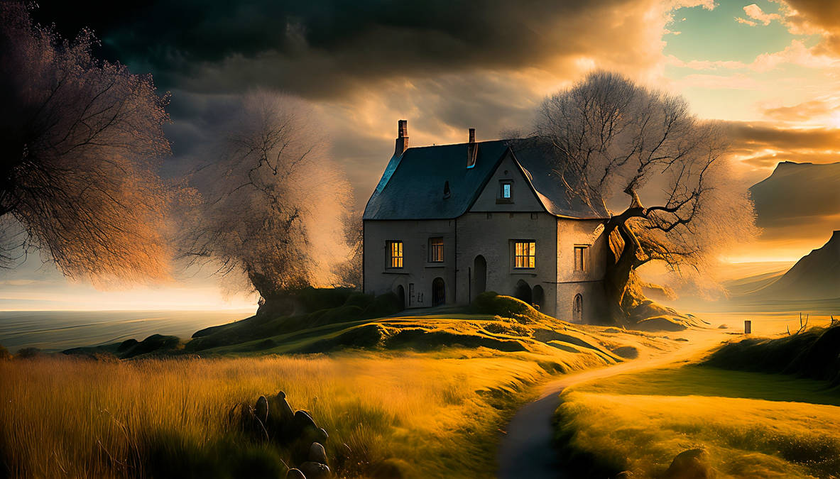 House From A Dream By AI Postcards On DeviantArt house-from-a-dream-by-ai-postcards-on-deviantart