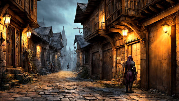 Medieval Town - The old street