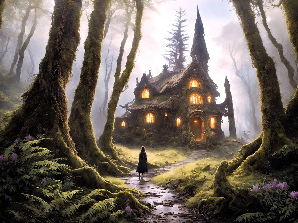 The witches' lair #03 by AI-Postcards on DeviantArt