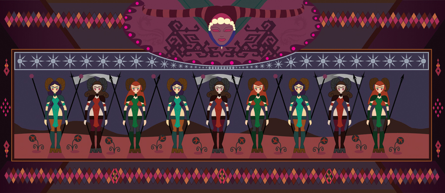Marsian Tapestry 01 by CelestialPearl