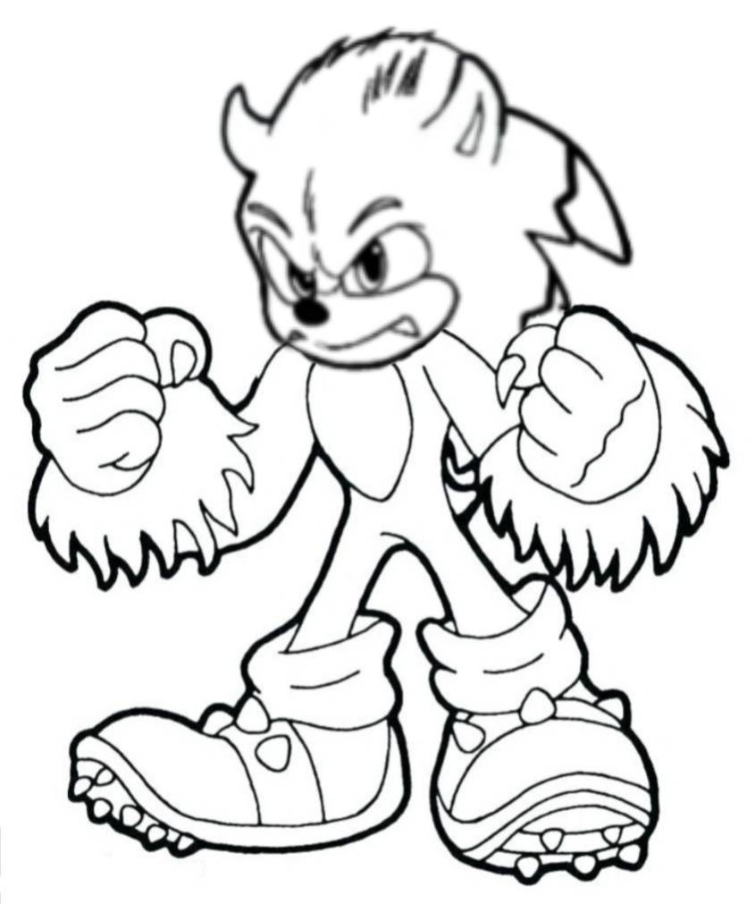 Silver Sonic Coloring Pages - Get Coloring Pages