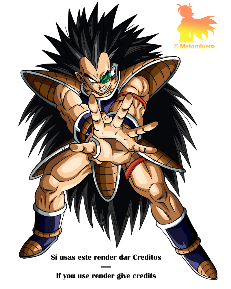 DBZ Raditz Render by Metamine10 on DeviantArt
