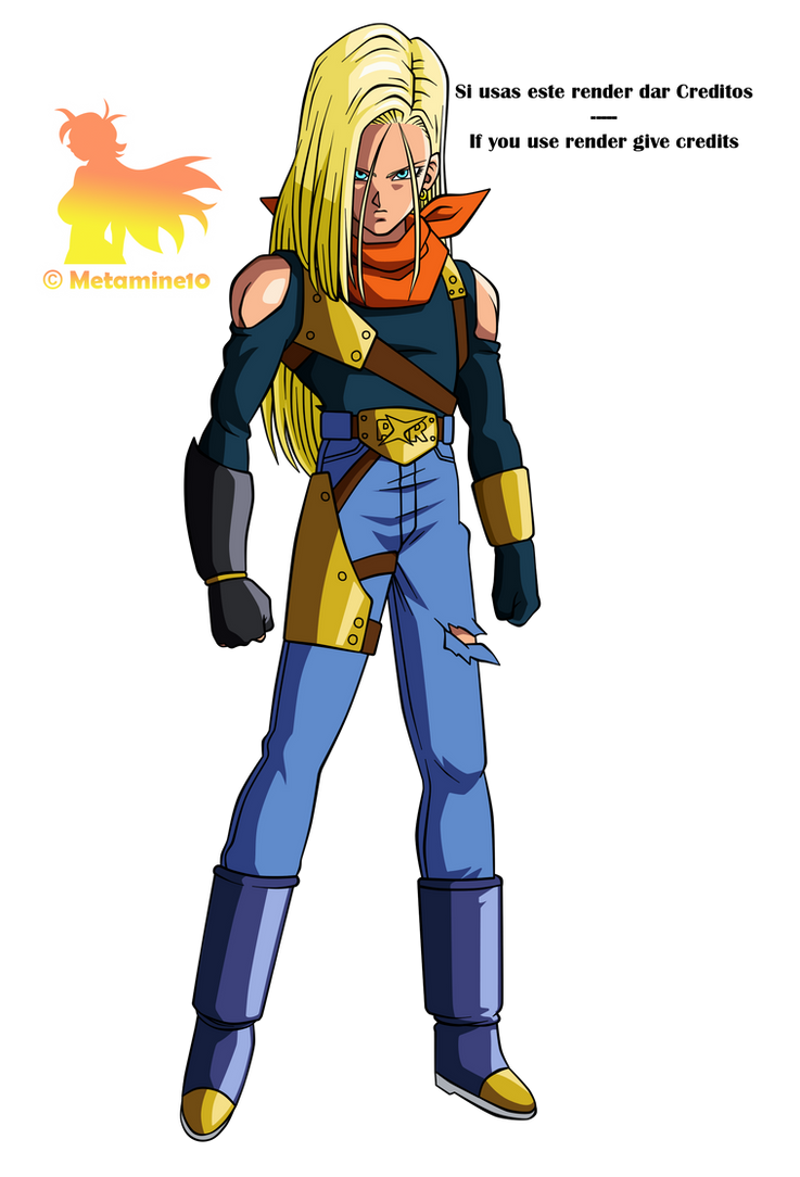 DBH Super Android 17-18 Render by Metamine10 on DeviantArt