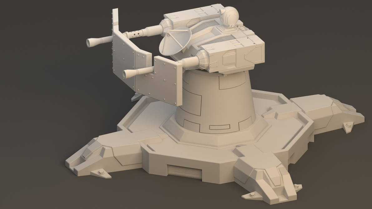 WIP Modular Turrets by Trickster003 on DeviantArt