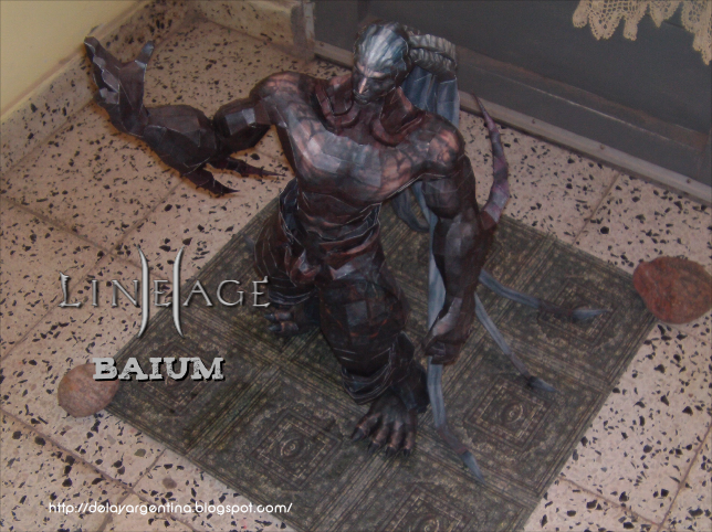 Lineage II Baium - Papercraft