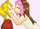 EdRose kiss -pixel art-