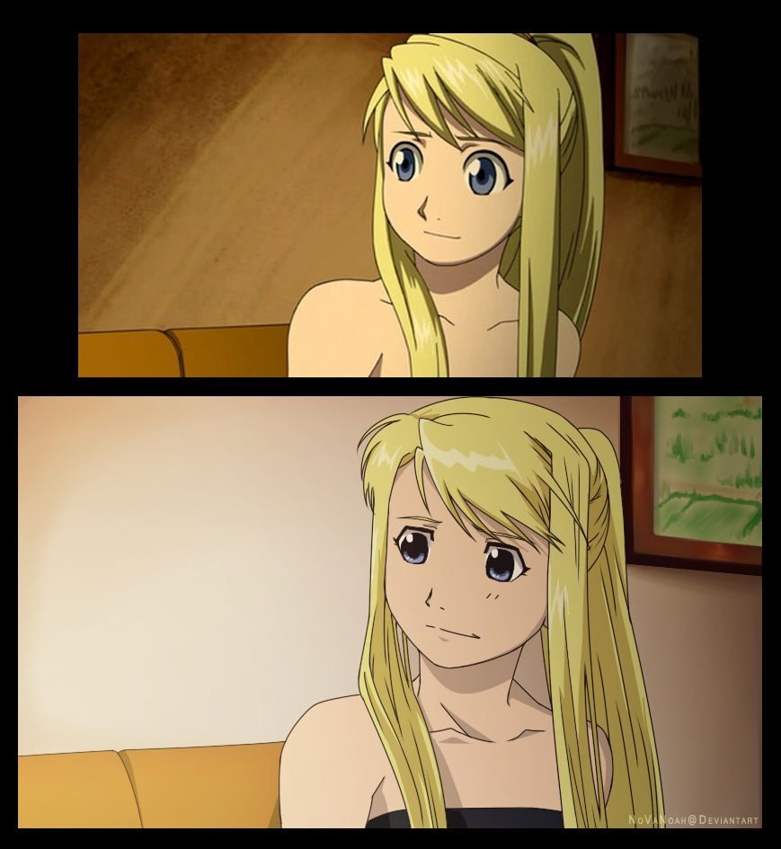 FMA Fullmetal alchemist Winry Rockbell in brotherhood style & in